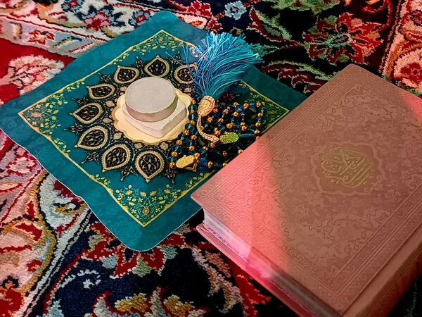 مراسم معنوی اعتکاف در مجموعه رستگاران شهرستان برخوار  