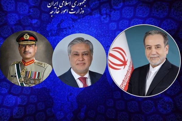 رایزنی تلفنی عراقچی با وزیر خارجه و فرمانده ارتش پاکستان