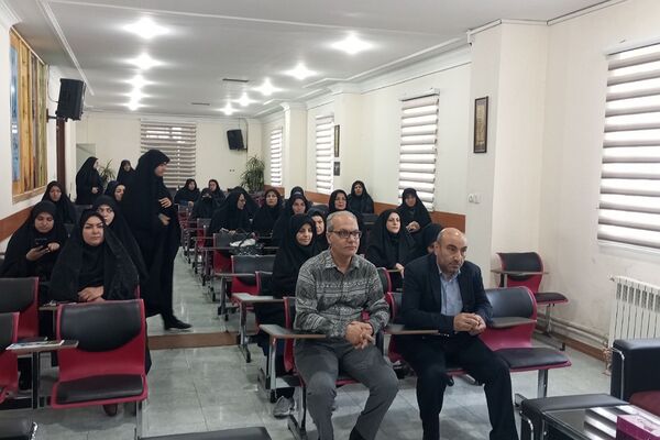 مراسم عزاداری شهادت شهدای خدمت در آموزش و پرورش رودهن 