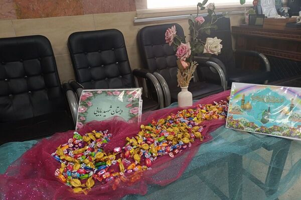 مدرسه شهید عباس بابایی  غرق در شادی شعبان