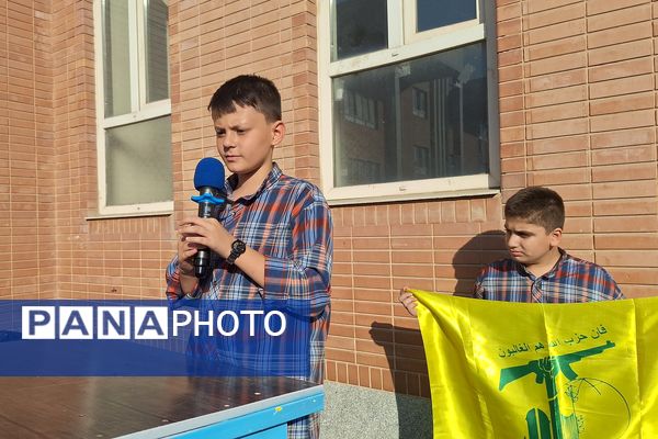 دانش آموزان شیرازی جنایات اسرائیل را محکوم کردند