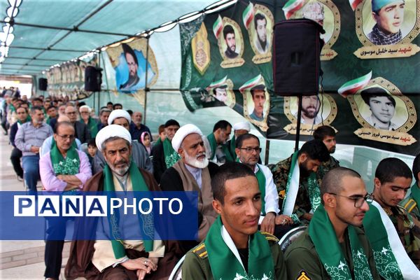 آیین سالگرد شهید آیت الله سعیدی و شهدای سادات استان قم 