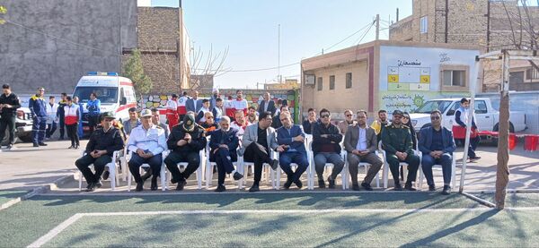 مانور سراسری زلزله در مدرسه دکتر توسلی 