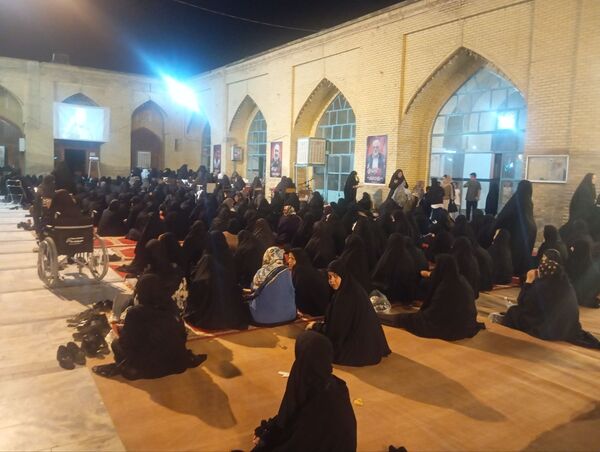 مراسم عزاداری سیدالشهدا (ع) در مسجد جامع نیشابور