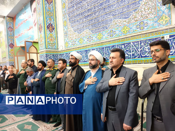  مراسم سوگواری شهادت آیت‌الله سید ابراهیم رئیسی و هیات همراه ایشان در بهبهان