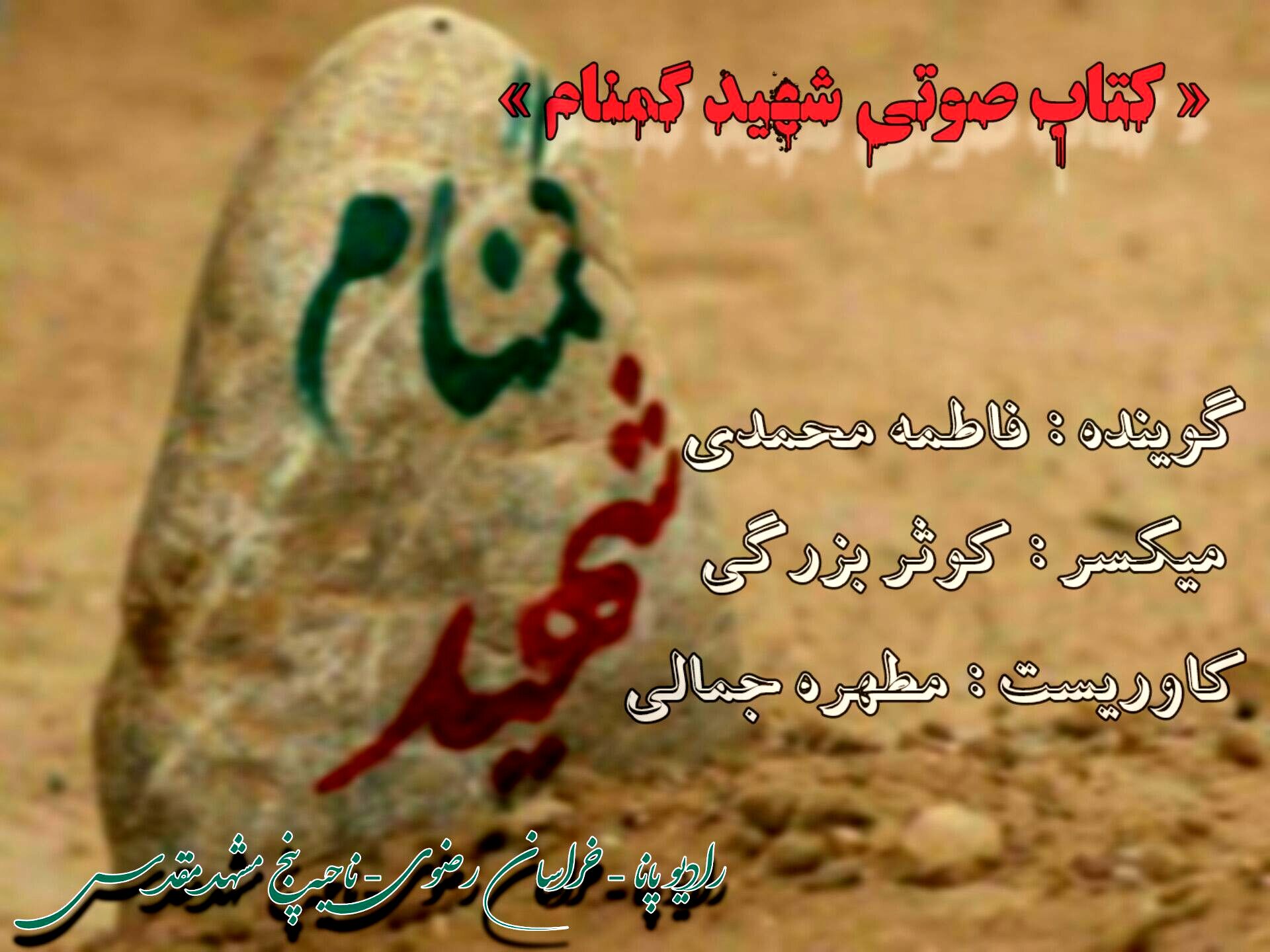 قسمت اول کتاب صوتی شهید گمنام