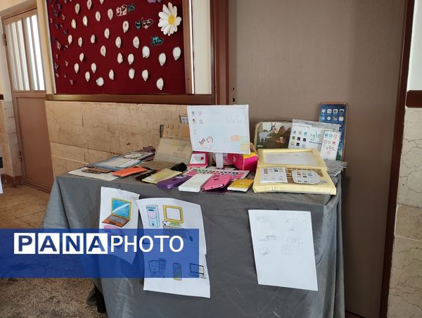 نمایشگاه دست‌سازه‌های دانش‌آموزی؛ تجلی خلاقیت و مهارت در آموزشگاه شقایق‌های ملارد