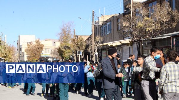 دسته عزاداری نوگلان فاطمی در شهرستان بن 