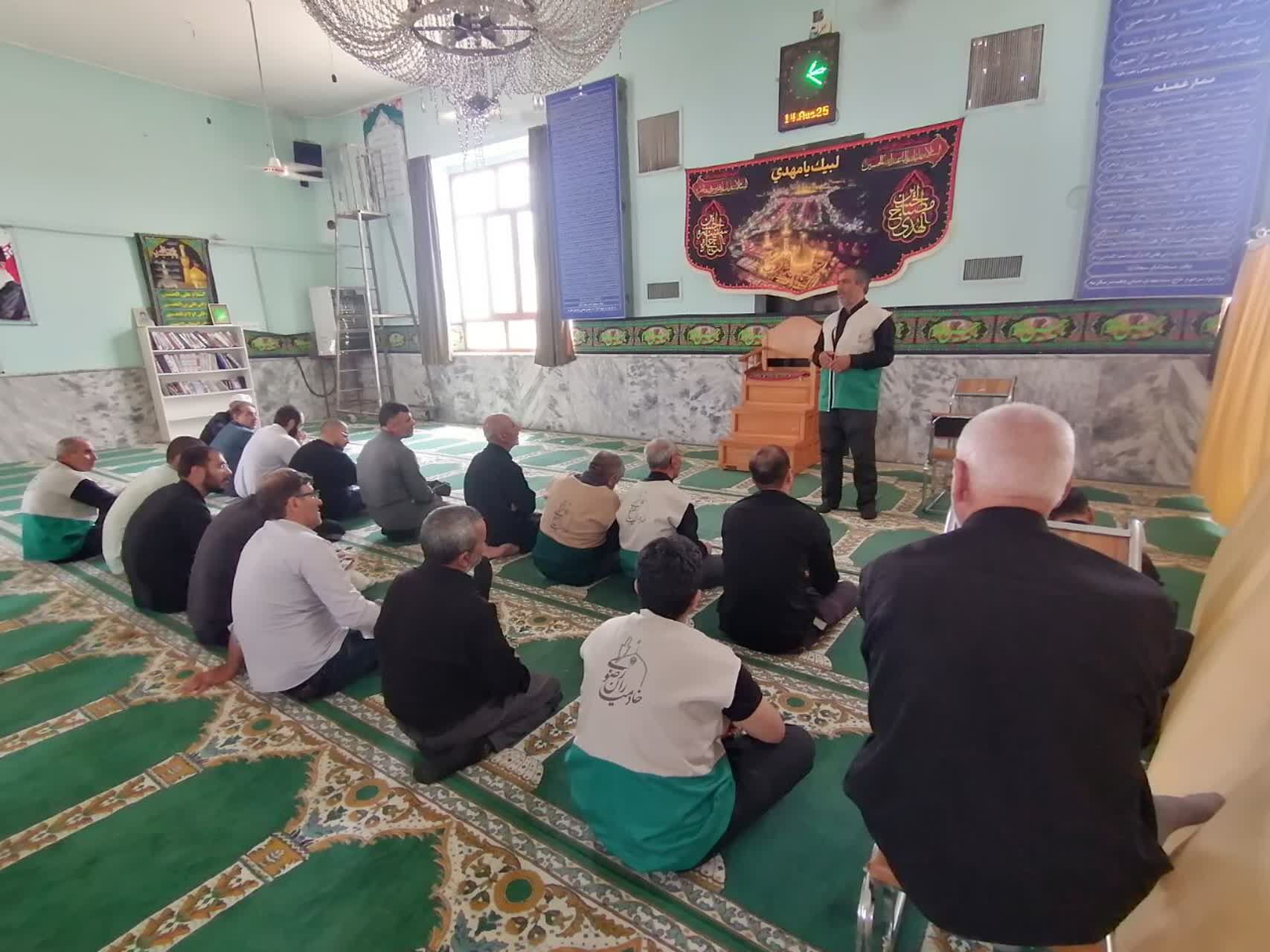 برپایی موکب عاشورایی اربعین حسینی در شیروان
