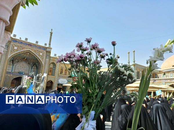 کاروان نمادین سالروز ورود حضرت معصومه(س) به قم 