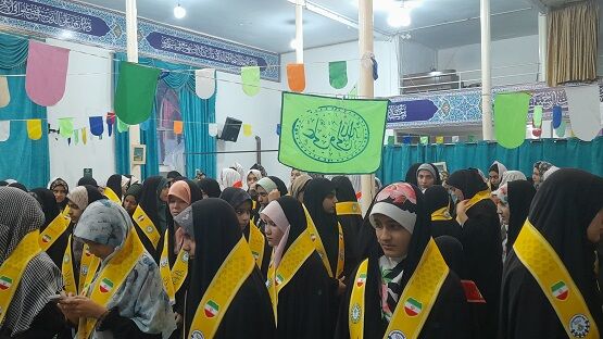 حضور قائم مقام وزیر در سازمان دانش‌آموزی در جمع دانش‌آموزان معتکف شهرستان اسفراین
