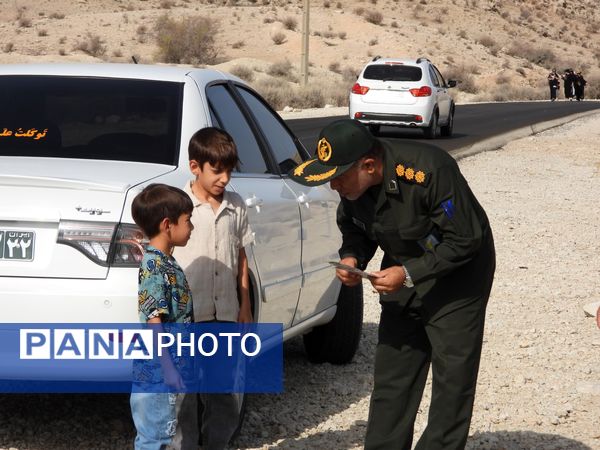 پیاده‌روی جاماندگان اربعین در فراشبند