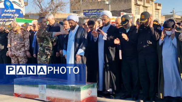 تشییع پیکر شهید ابوالفضل عرب در شهرستان گالیکش