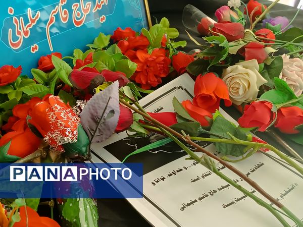 سالگرد شهادت سردار سلیمانی در دبیرستان دخترانه نور اردبیل