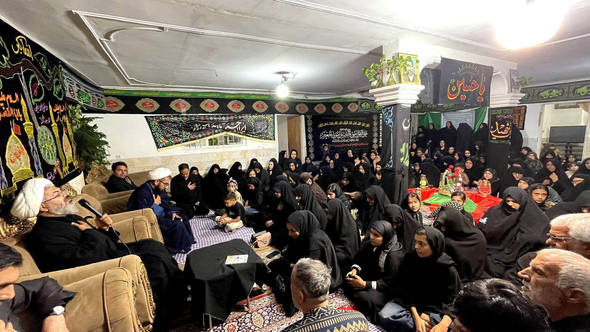 بازدید امام جمعه کاشمر از هیأت بانوان نورالزهرا شهر فرگ