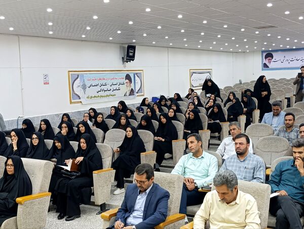 جلسه مدیران مدارس در شهرستان خلیل آباد 