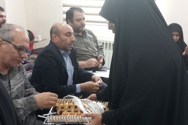 مراسم عزاداری شهادت شهدای خدمت در آموزش و پرورش رودهن 