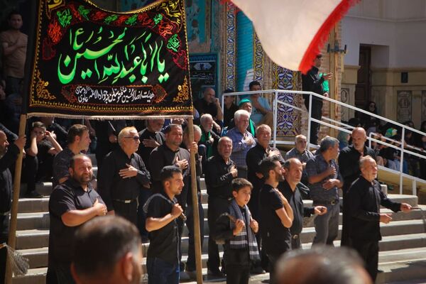 عزاداری رحلت پیامبر(ص) و شهادت امام حسن(ع) در صحن آستان مقدس سلطانعلی(ع) مشهداردهال کاشان