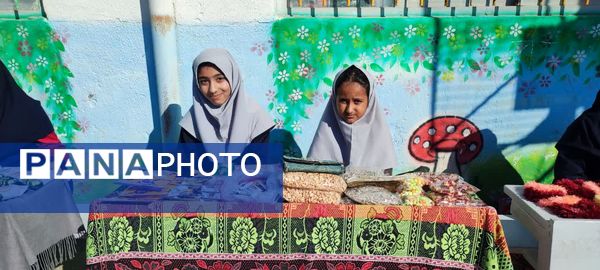  بازارچه مدرسه شهید نجفی فدافن کاشمر