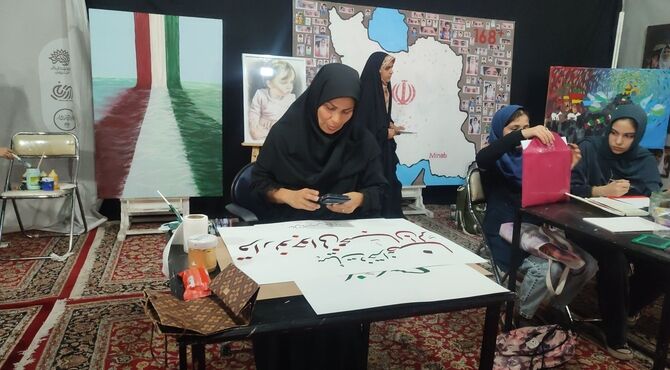 برپایی نمایشگاه «مجاهدین خستگی‌ناپذیر» در چهلمین روز شهادت رهبر شهید