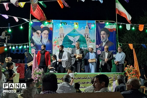 جشن میلاد پیامبر(ص) و امام جعفر صادق(ع) در ایزدخواست
