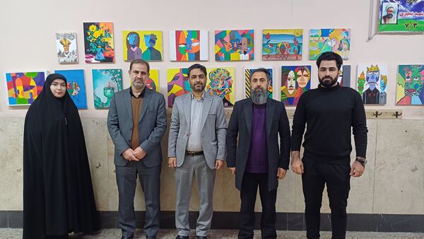 افتتاحیه نمایشگاه فرهنگی هنری هفته ماها