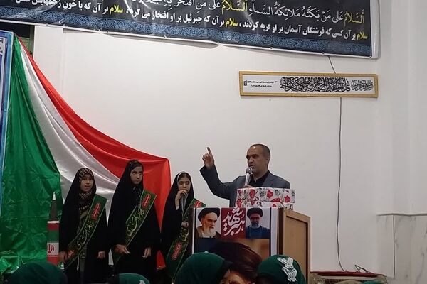 اجتماع دختران جانفدا در شهر جعفریه قم 