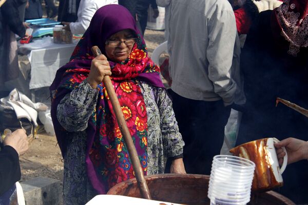 یازدهمین جشنواره سمنو درق در بجنورد 