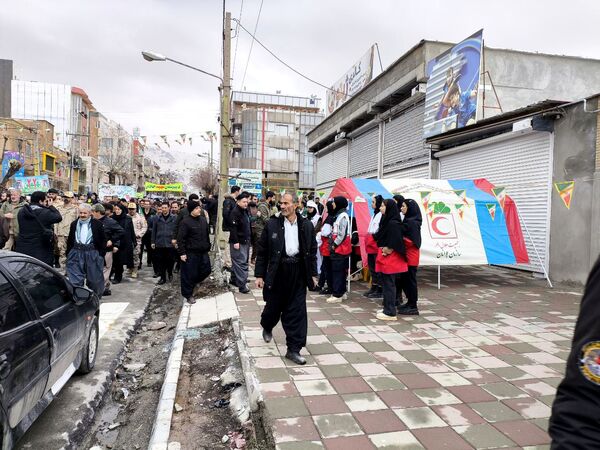 شکوه حضور مردم بانه در راهپیمایی 22 بهمن