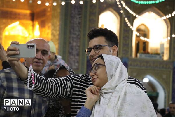 حال و هوای آستان مقدس رضوی در شب ولادت هشتمین اختر تابناک آسمان ولایت