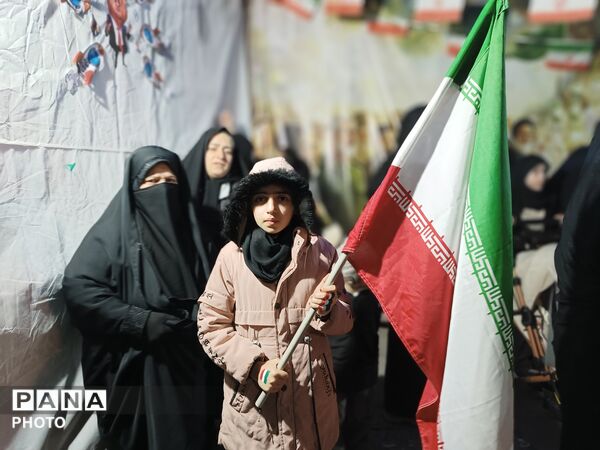موکبِ کودک و نوجوانان در تجمعات شبانه شهر فارسان