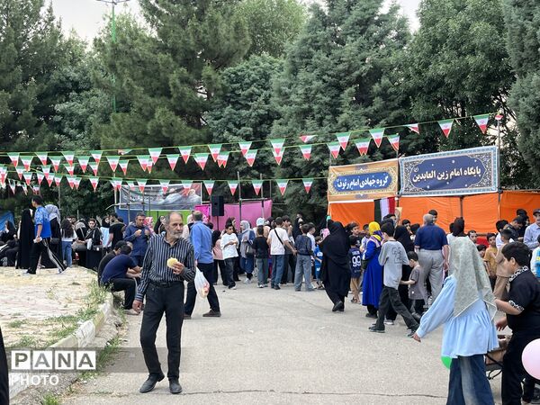 عید غدیر با شور مردمی و برنامه‌های متنوع در پارک کوثر نظرآباد 