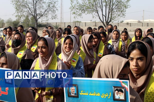 پنجمین روز از اردوی تمشک هرمزگان در اردوگاه سرخون بندرعباس