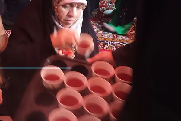 مراسم شب نیمه شعبان در پایگاه حر قرچک