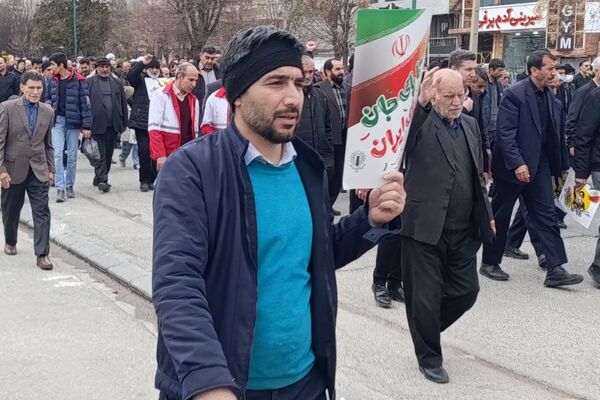 راهپیمایی باشکوه ۲۲ بهمن در اسلام‌آباد غرب