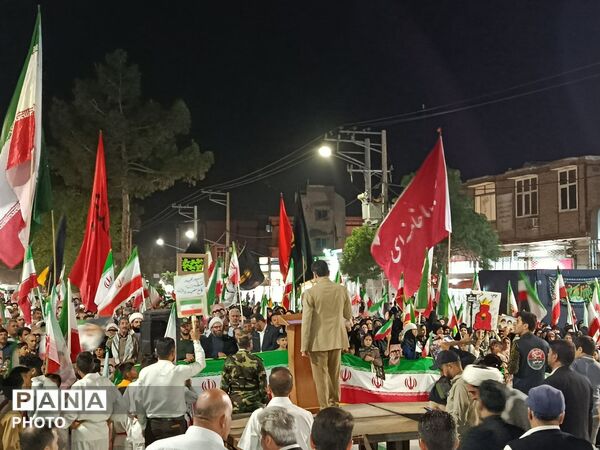 طنین خروش و خونخواهی مردم سرخس در شبی دیگر از شب‌های خروش