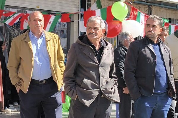 راهپیمایی ۲۲ بهمن در چهل و ششمین سالگرد پیروزی شکوهمند انقلاب اسلامی در شهرستان آباده