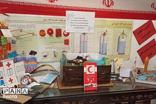 گرامیداشت هفته پدافند غیرعامل با حضور پیشتازان سازمان دانش‌آموزی