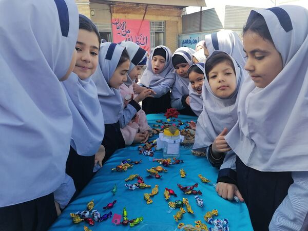 موکب نیمه شعبان در مدرسه نخودی