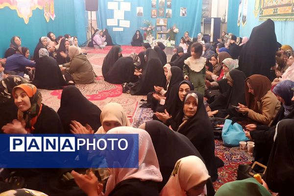 مراسم شب نیمه شعبان در پایگاه حر قرچک