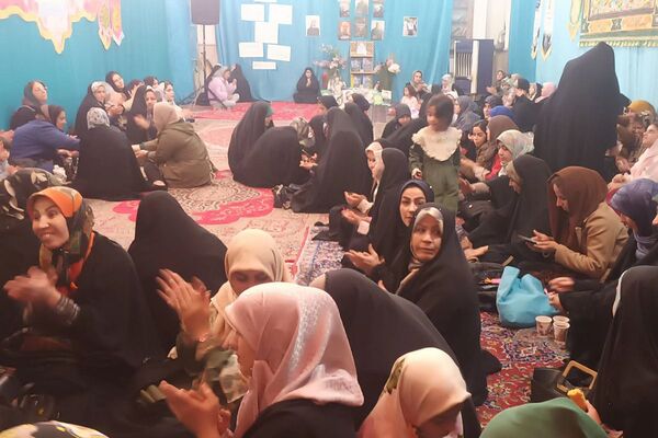مراسم شب نیمه شعبان در پایگاه حر قرچک