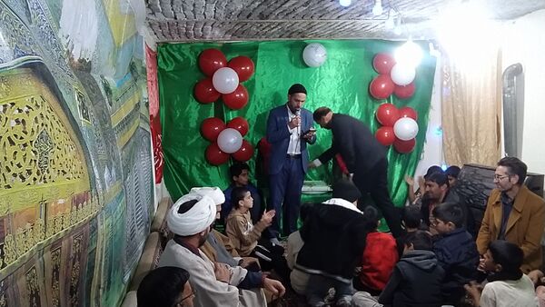 جشن میلاد طفل شش ماهه کربلا در هیئت علی‌اصغری فداف