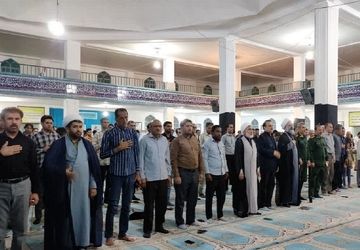 برگزاری مراسم سوگواری سیدالشهدای خدمت در قلعه‌گنج