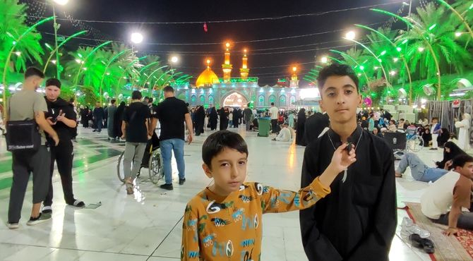 روایت خبرنگار پانا از حال و هوای زائران نوجوان ایرانی در کربلای معلی 