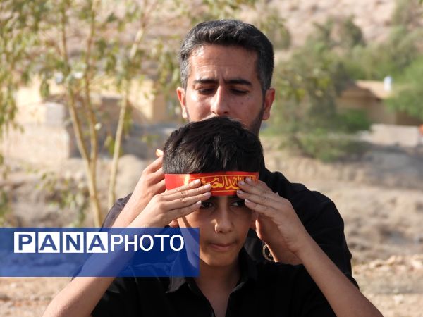 پیاده‌روی جاماندگان اربعین در فراشبند