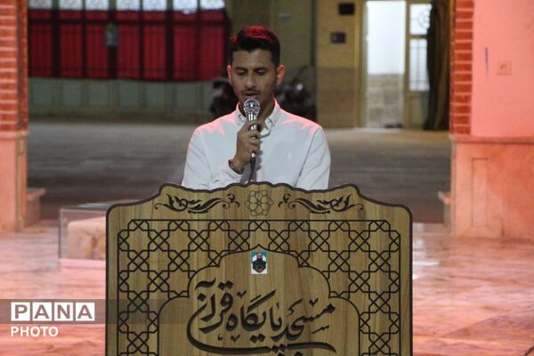 مراسم گرامیداشت شهید امیرحسین حسن‌نژاد در اکرمیه یزد
