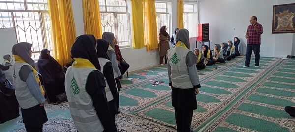 برگزاری اردوی شب مانی سازمان دانش‌آموزی استان البرز 