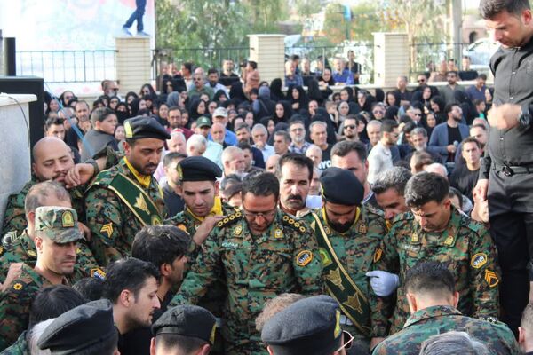 وداع باشکوه مردم دو استان با پیکر شهیدان اقتدار