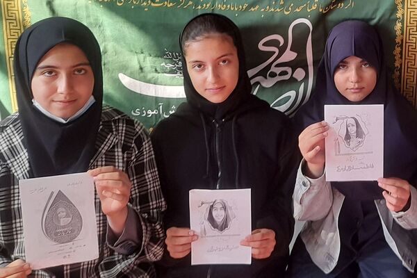 مراسم عزاداری بانوی کوثر در دبیرستان تربیت اسلامشهر