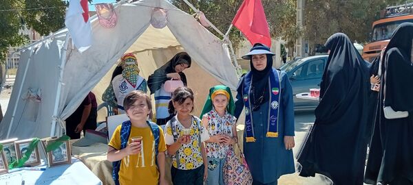 برپایی موکب سازمان دانش‌آموزی در شهرستان سملقان